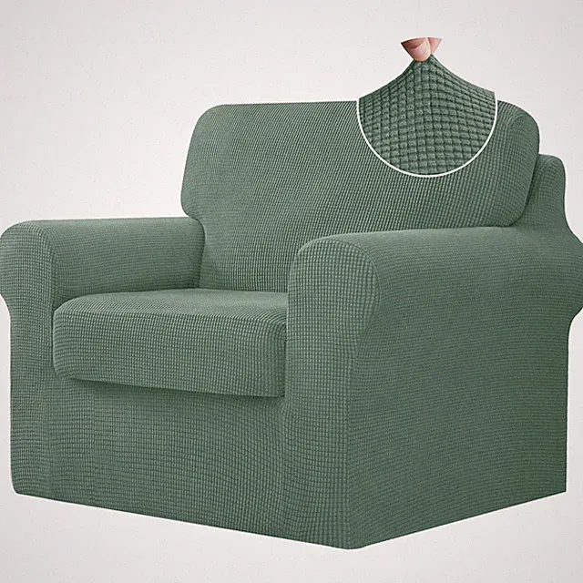 CHUN YI 3 Piece Chair Covers Armchair, Stretch Couch Cover with Separate Back...