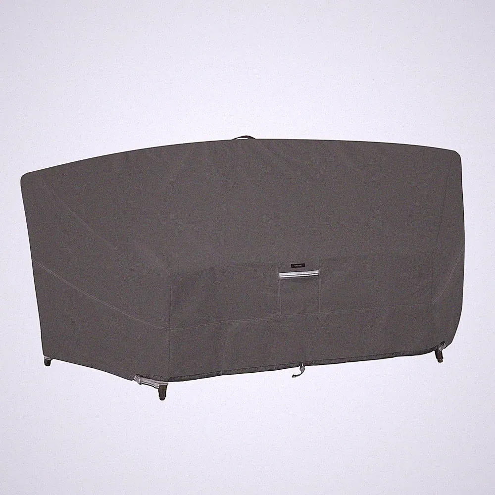 Classic Accessories Ravenna 46" Patio Sectional Sofa Cover Taupe