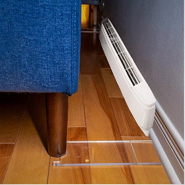 Clear Couch and Bed Stoppers (2‑Pack) – Universal Wall Spacer, Prevents Fire...
