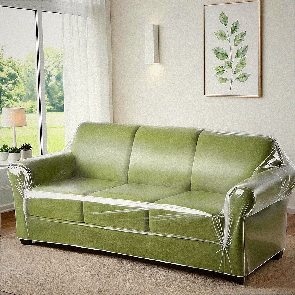Clear Thicker Couch Cover for Pets, Heavy Duty Cat Scratch Sofa Cover