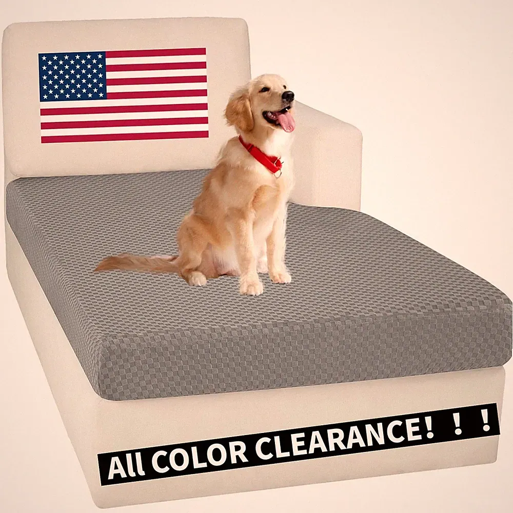 【Clearance】 Sectional Couch Covers for L Shaped Chaise Lounge 1 Piece Separat...