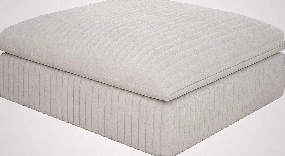 Cloud Corduroy Modular Ottoman Sectional Couch for Living Rooms Washable Cover