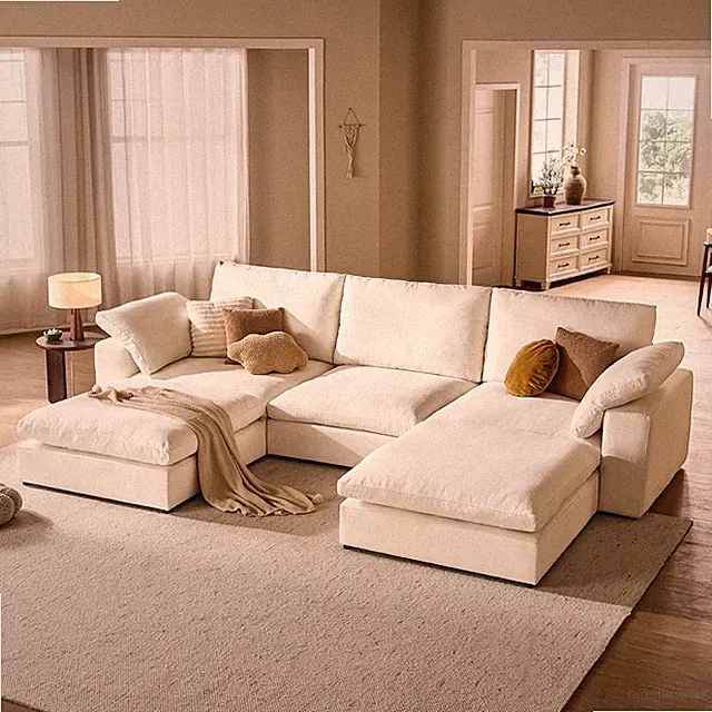Cloud Modular Sectional Sofa Cloud Couch True Comfy Deep Seat Couches for Lounge