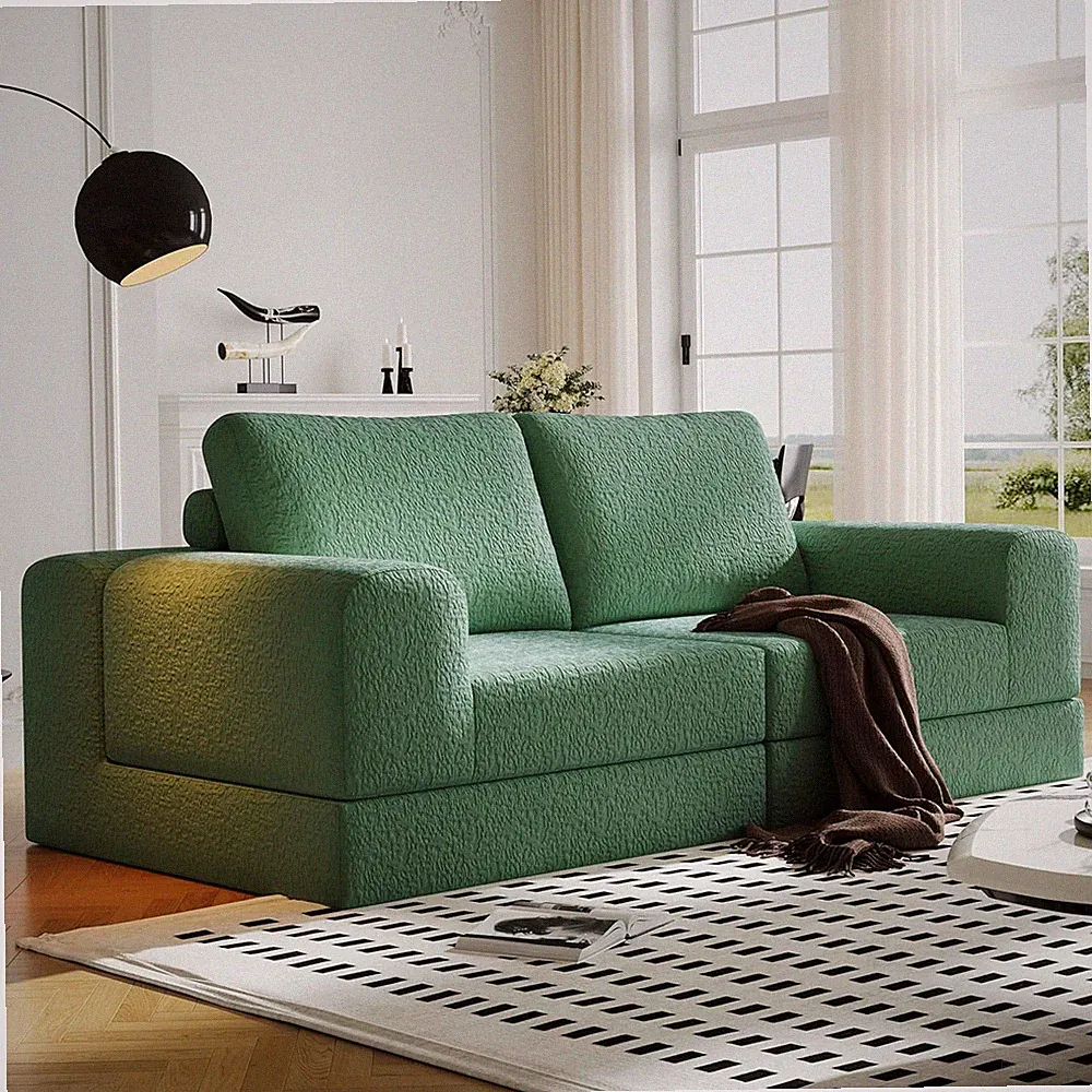 Cloud Modular Sectional Sofa, DIY Combination Modular Couch for Living Room, Uni