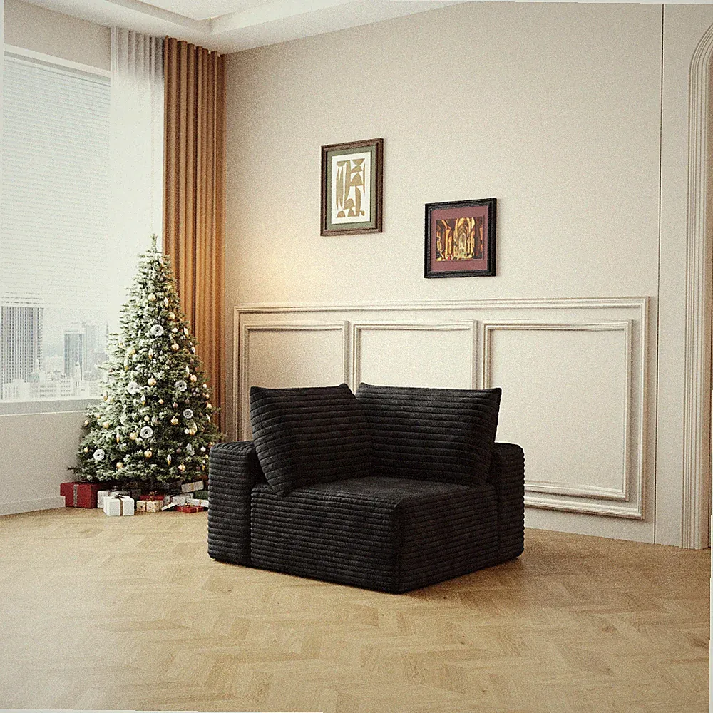 Cloud Sectional Couch,Modern Modular Sofa with Deep Seat, Upholstered Couches