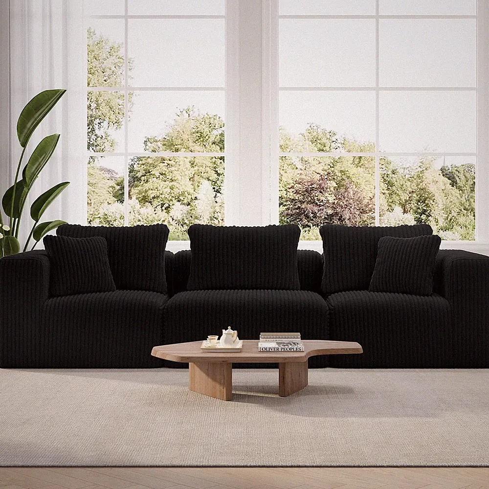 Cloud Sectional Couch Novilla 106" Modular Beige