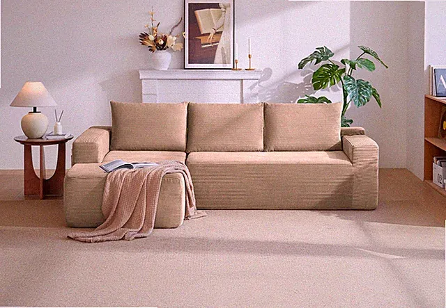 Cloud Sectional Couch with L-Shape Chaise,Modern Modular Sofa with Deep Seat, U