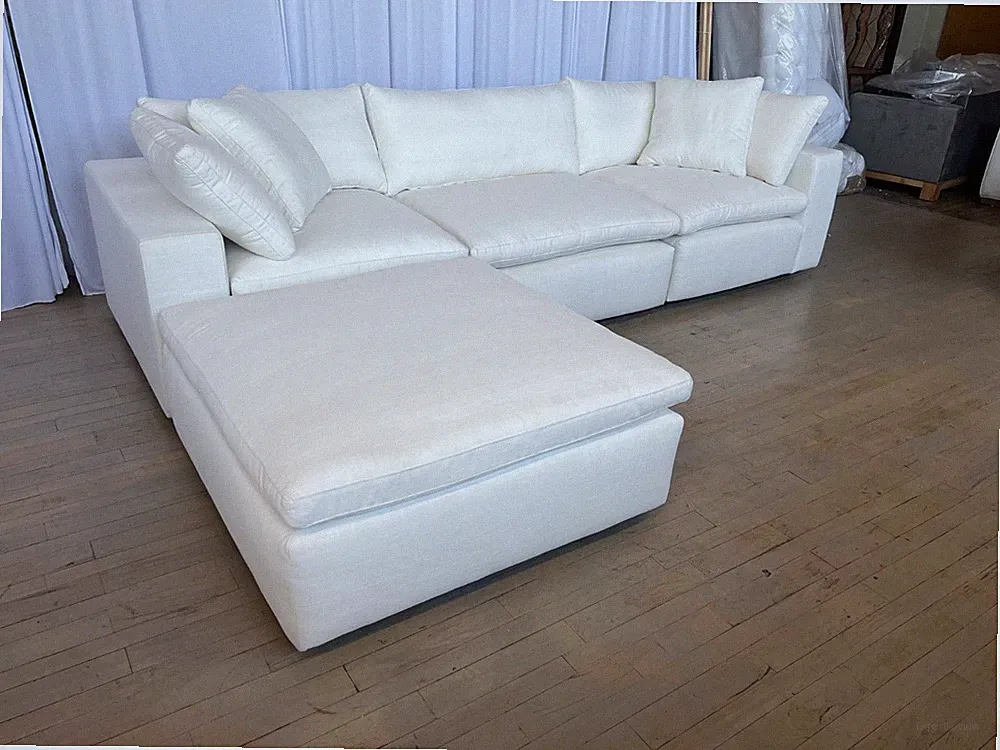 cloud sectional sofa 4 piece