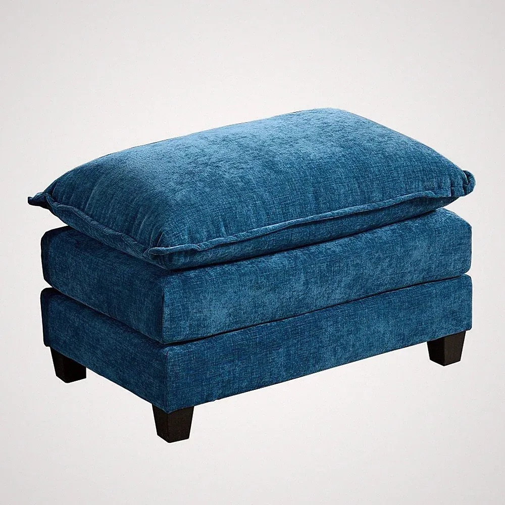 Cloud Sofa Ottoman only, Modern Sectional Couch, for Living Room Bedroom