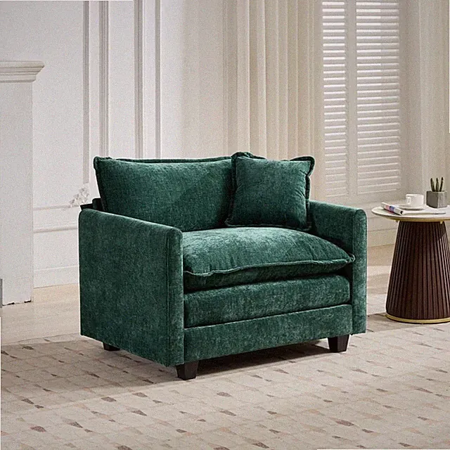 Cloud Sofa Single Seat (Ottoman is not included), Modern Sectional Couch