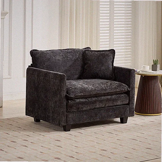 Cloud Sofa Single Seat (Ottoman is not included), Modern Sectional Couch, for