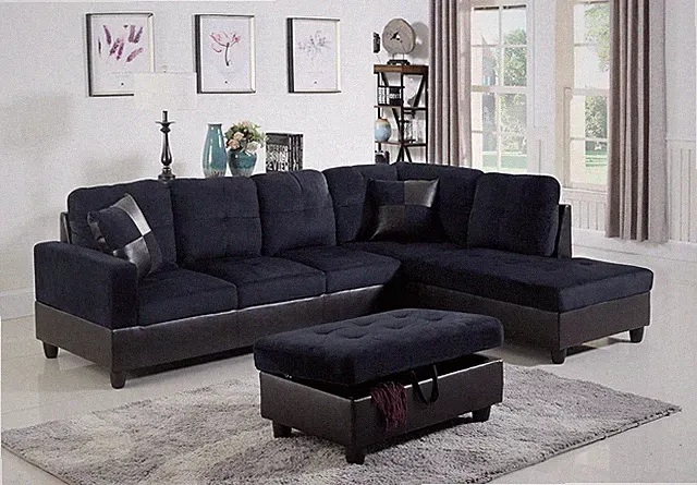Coast 3 PCS Sectional Sofa Set, L-Shaped Sectional Couch 103'' W for Living Room