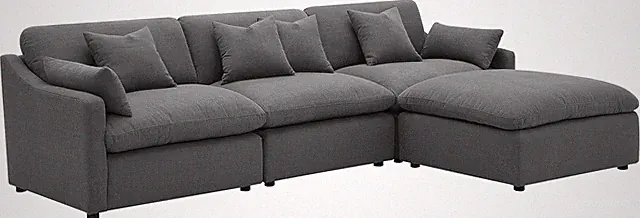 Coaster Home Furnishings - Hobson - 4-Piece Upholstered Modular Sectional Sofa w