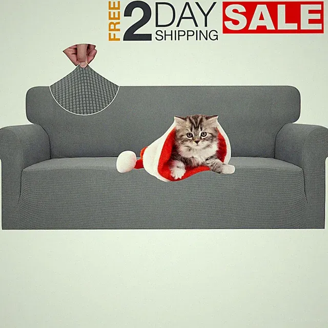 Cobertores De Sofas De 3 Cojines Para Sala Forros Fundas Protector Muebles Gris