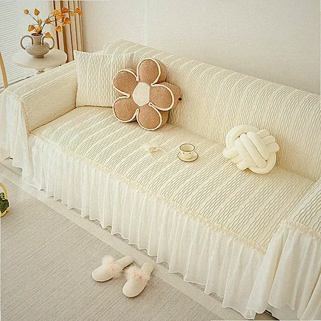 Colcover Sofa Slipcover for Sectional L-shape Couch Sofa Covers for Pets