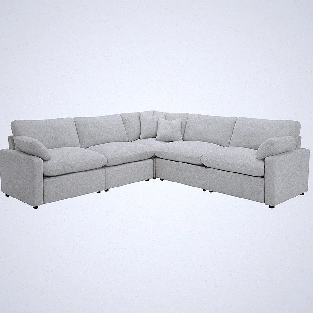 Collins Modular Power Reclining Sectional Sofa Set Grey