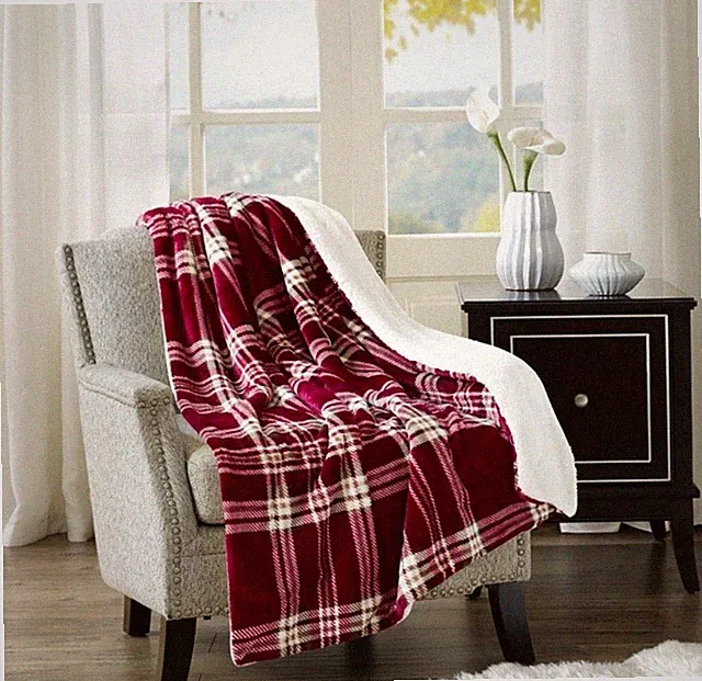 Comfort Spaces Ultra Soft and Cozy Sherpa Couch and Bed, Plush Fleece Reversible