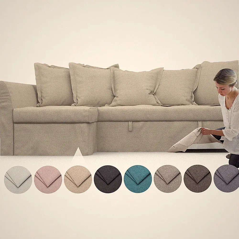 Comfortly Cover for Holmsund Corner Sofa Bed -Cashmere Blends Spill Proof Fabric