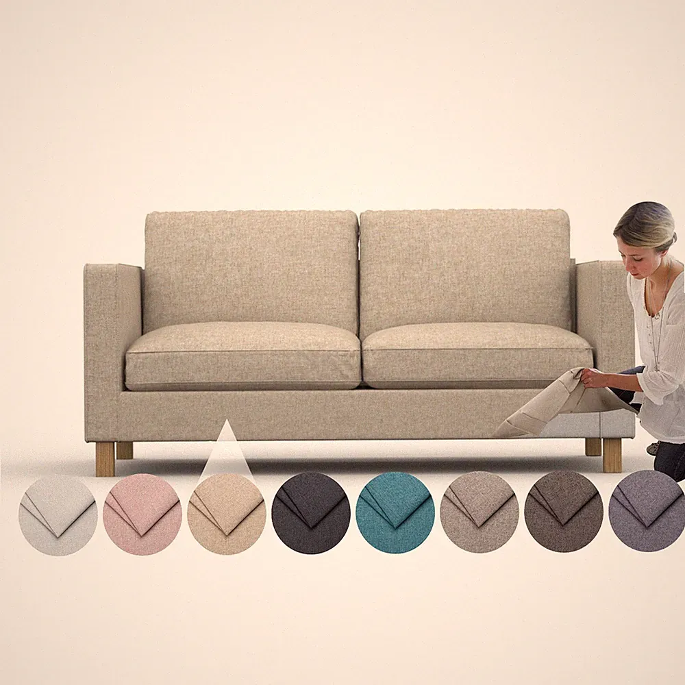 Comfortly Cover for Karlanda 2 Seat Sofa - Cashmere Blends Spill Proof Fabric