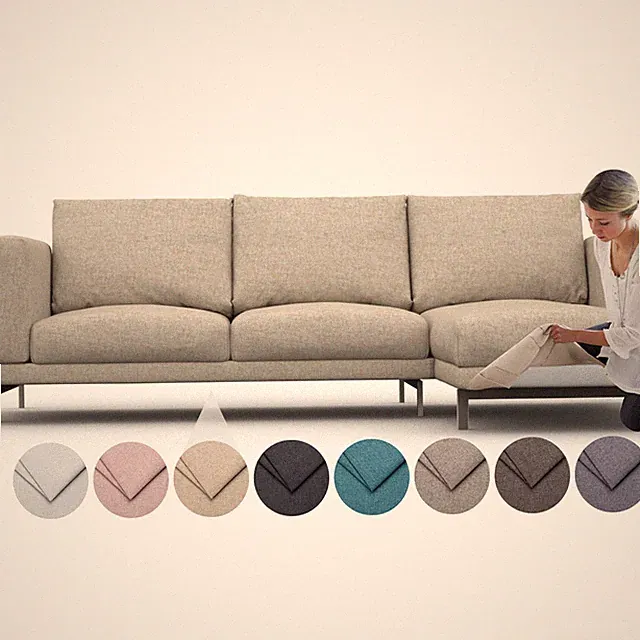 Comfortly Cover for Nockeby Right Corner Sofa Cashmere Blends Spill Proof Fabric