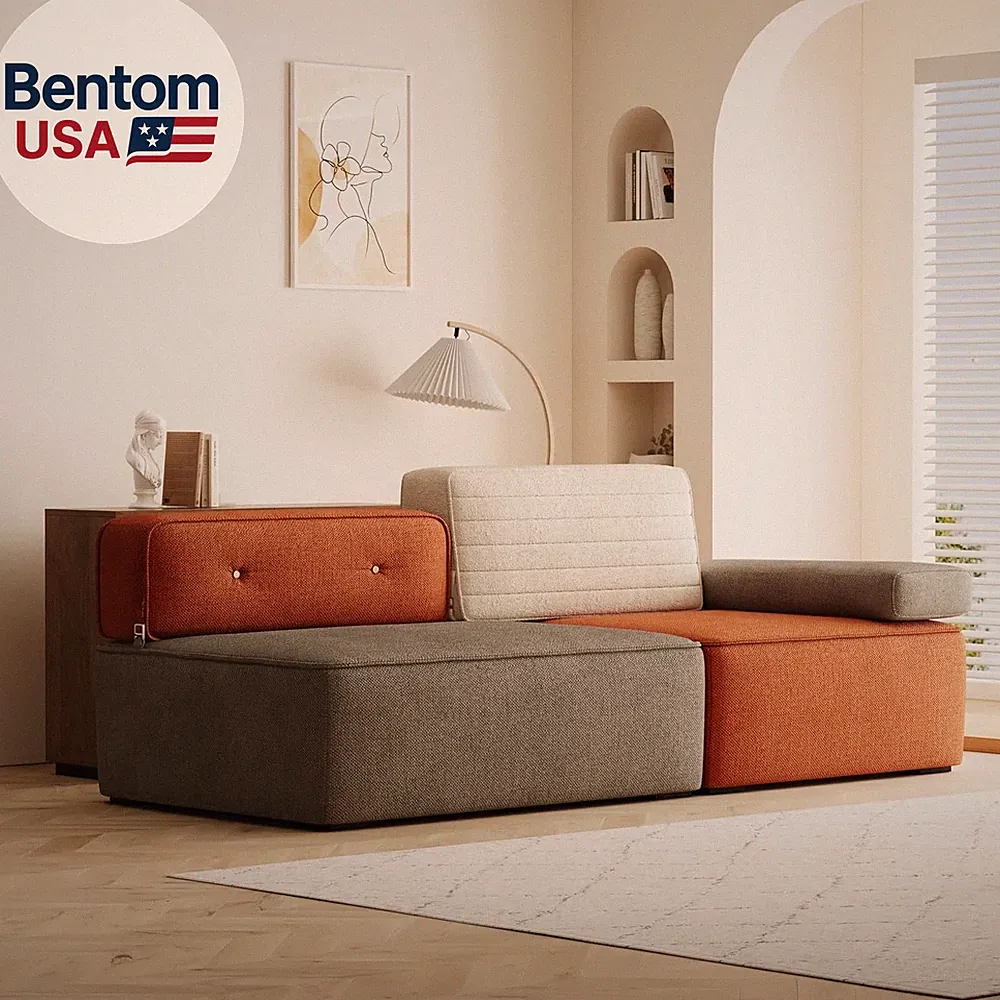 Comfy Boneless Couches for Living Room, 79.9" Modular Sofa Couch 3 Seater with D