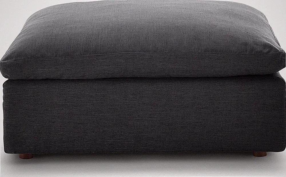 Commix down Filled Overstuffed 5 Piece Sectional Sofa Set, Seating for 4-Ottoman