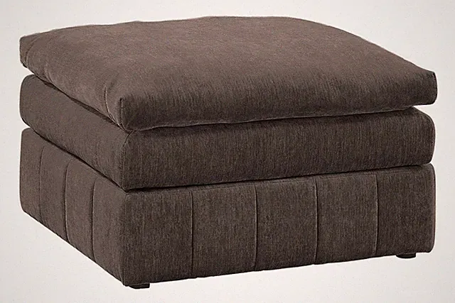 Contemporary 1pc Ottoman Modular Chair Sectional Sofa Living Room Furniture Mink