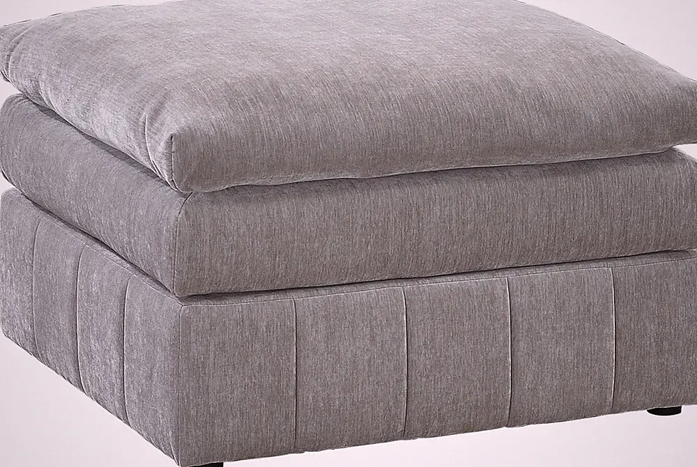 Contemporary 1pc Ottoman Modular Plush Chair Sectional Sofa Living Room Furnitur