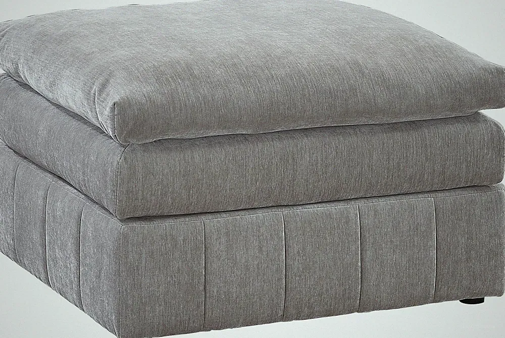 Contemporary 1pc Ottoman Modular Plush Chair Sectional Sofa Living Room Furnitur