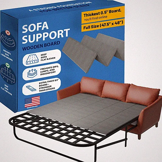 Continental Sleep, Heavy Duty Sleeper Sofa Support Board, Easy Installation
