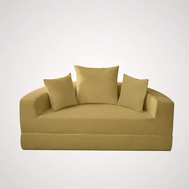 Convertible Circular Sofa Bed – Futon Adjustable Floor Lounge – No Assembly