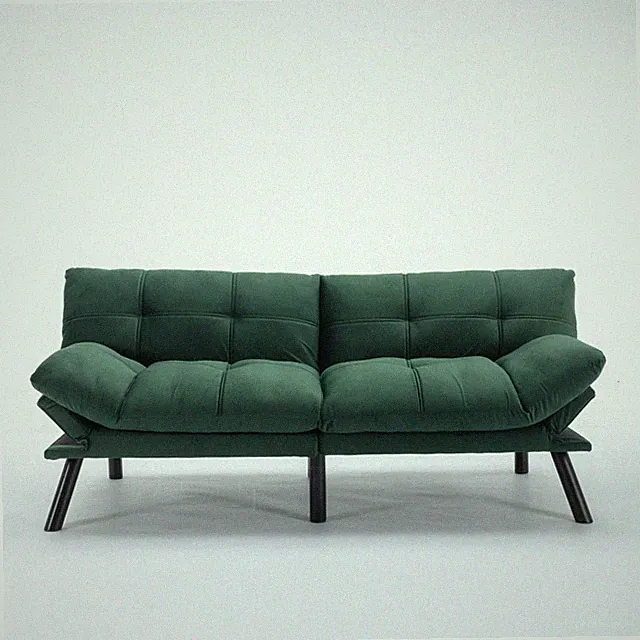 Convertible Folding Modern Sofa Bed for Small Spaces, Twin Size, Upholstered