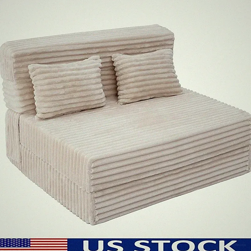 Convertible Folding Sofa Bed Chair W/ Ergonomic Foam Support Compact Storage New