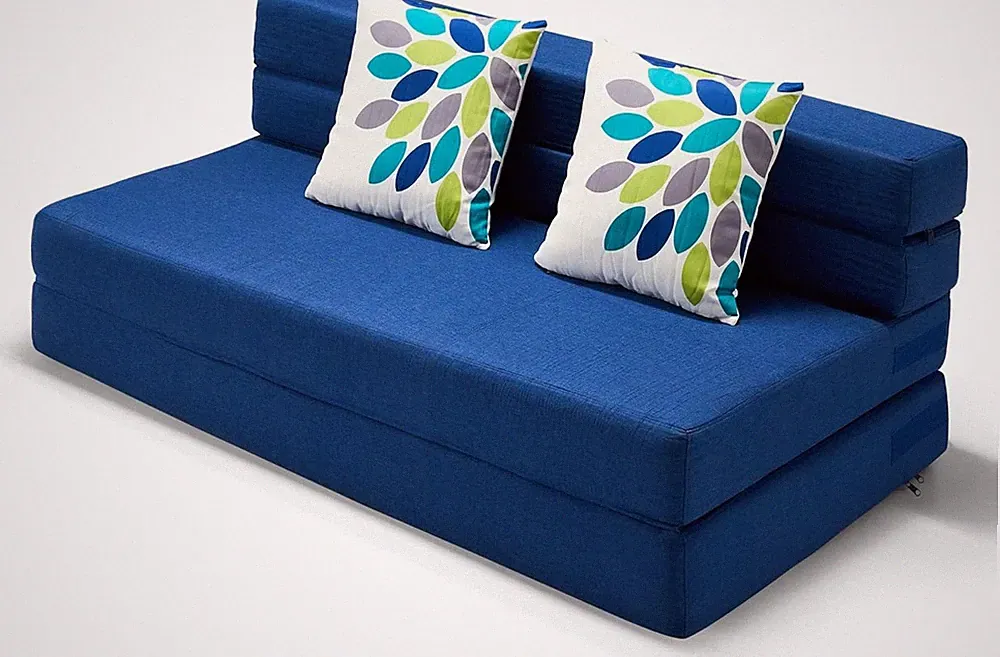 Convertible Folding Sofa Bed, High-Density Memory Foam Sofa with