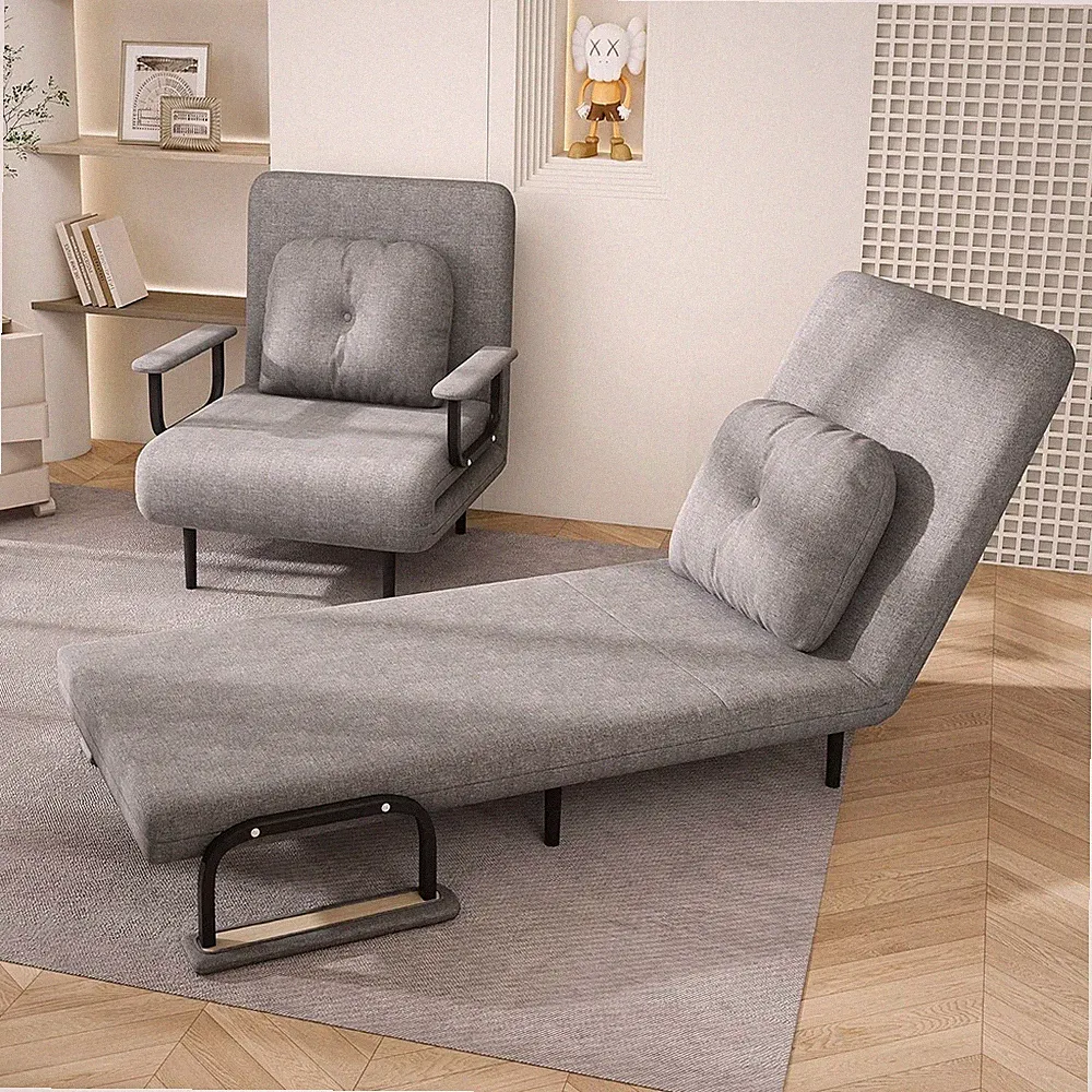 Convertible Sofa Bed 3-in-1 Arm Chair Folding Recliner Sleeper Chair Bed