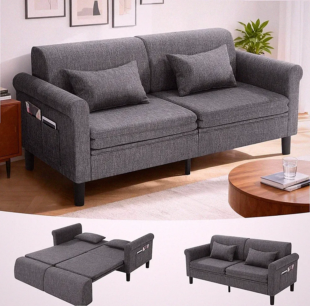 Convertible Sofa Bed 6-in-1 Loveseat Sofa Couch Suitablefor Restroom&Living Room