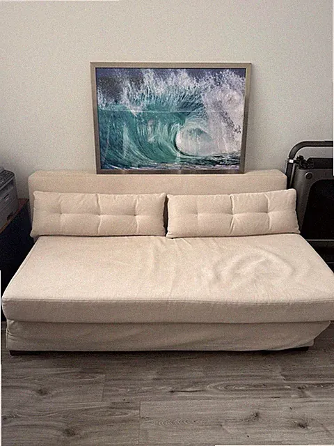 Convertible Sofa Bed Couch with Queen Size Memory Foam