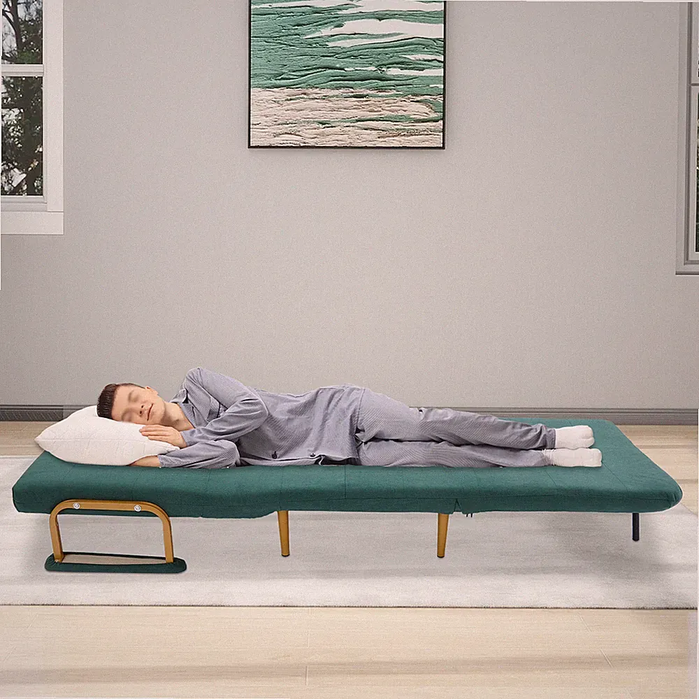 Convertible Sofa Bed Green Sofa Chair Bed Floor Standing Folding Sofa Bed