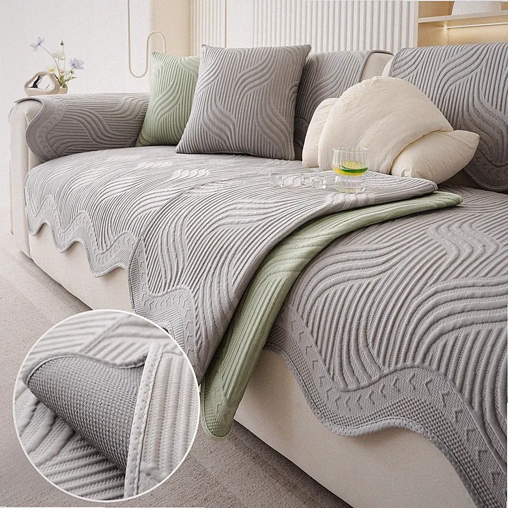 Cooling Dog Couch Cover Ice Silk Fiber Pet Bed Cooling Mat Non Slip Sofa Cover