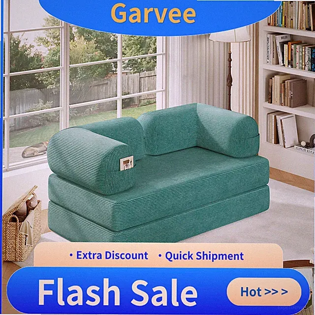 🔥Corduroy Boneless Design Featured On The 59 Inch Convertible Sofa Bed, Pull Ou