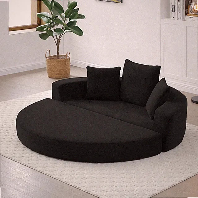 Corduroy Convertible Sofa Bed Queen Size Floor Lounge Futon