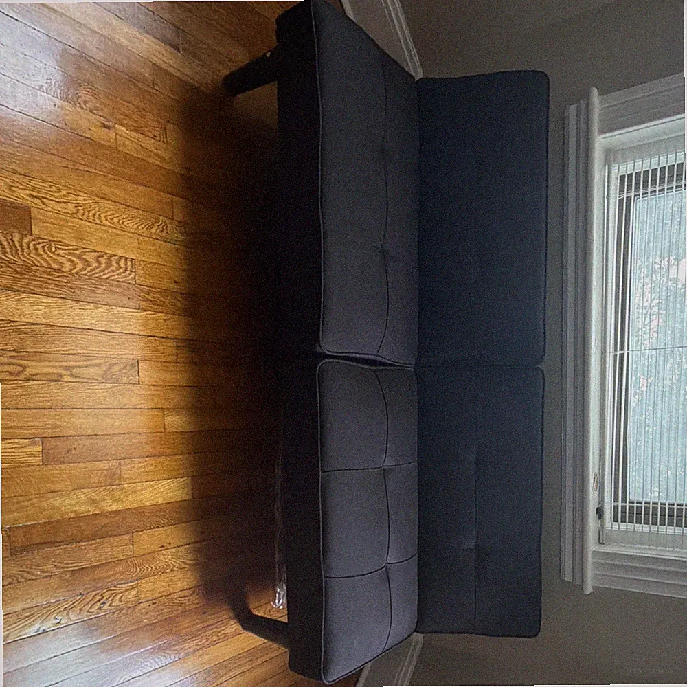 Costway Convertible Folding Futon Sofa Bed with 6-Position Adjustable Backrest