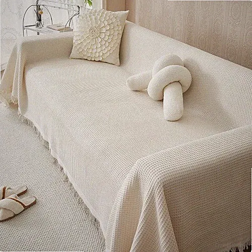 Cotton Wove SofaCovers Slipcover for Loveseat ReclinerChair Futon,ProtectorThick