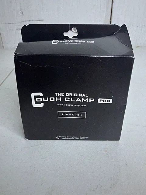 Couch Clamp PRO Non-Slip Sectional Connectors with Hook-and-Loop Cinch Clips