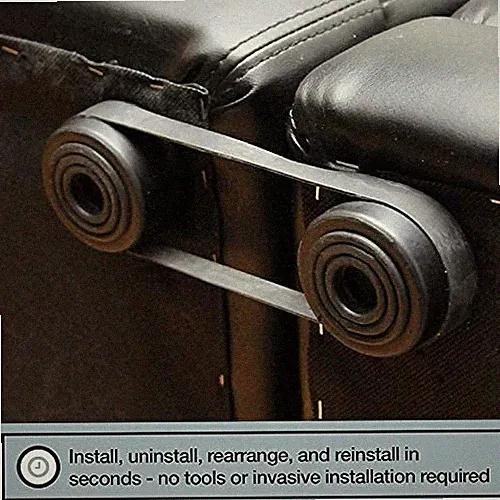 Couch Clamp Sectional Connectors for Sliding Sofas - 4 Pack (for 3 Piece Sofa)