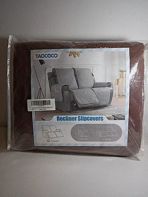 Couch Cover, 2 Seater Split Loveseat Recliner Protector Taococo 100% Waterproof