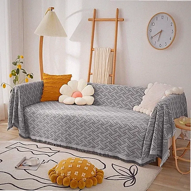 Couch Cover Blanket Soft Durable Furniture Protector Multi-Use Machine Washable