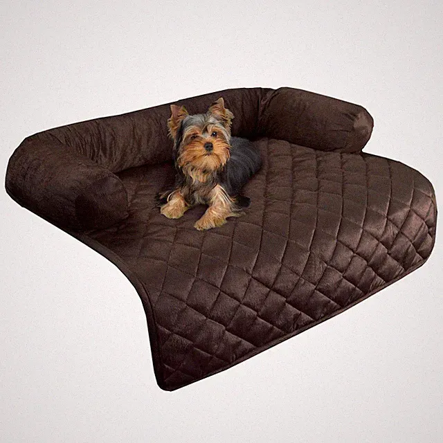 Couch Cover for Dogs - 30x30.5 Pet Furniture Protector with Small, Brown