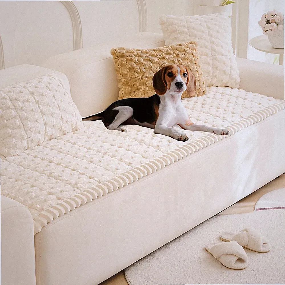 Couch Cover for Dogs Fuzzy Sofa Covers for Pet, Non Slip Sofas Pad