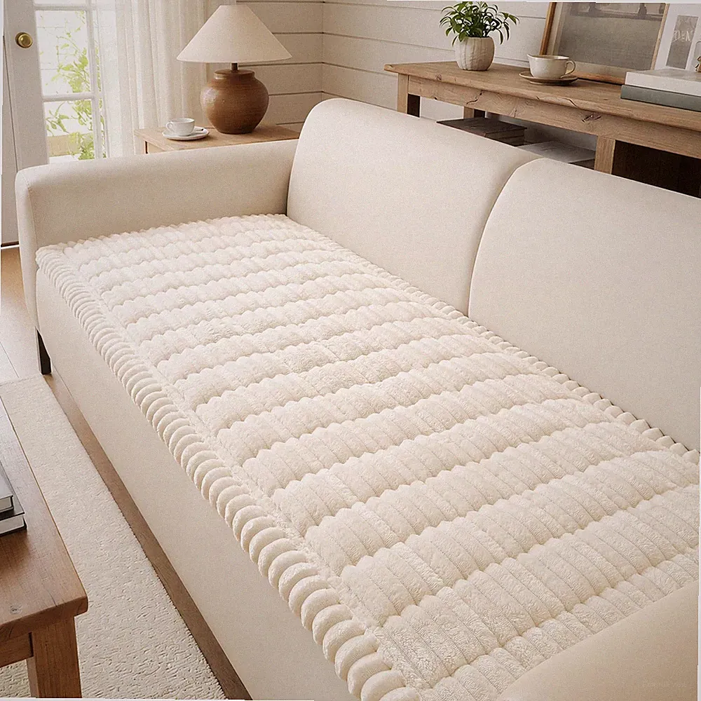 Couch Cover for Dogs, Non-Slip Fuzzy Pet Couch Covers for Sofa Pet Friendly,...